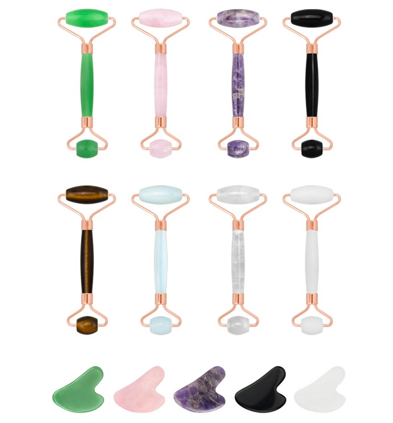 Natural Gem Rollers and Gem Stones To Grow Young Gracefully HSM