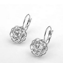 Rose Crystal Earrings