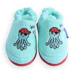 Kids House Slippers Sailor Octopus