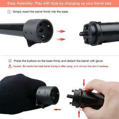 5 in 1 Hair Curling Iron Multifunctional barrel