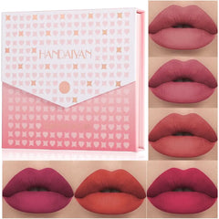 6Pcs Matte liquid Long-Lasting Lipstick