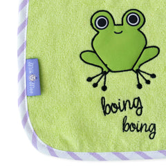 Towel Bib Set of 2 Sprat Frog and Chinchilla