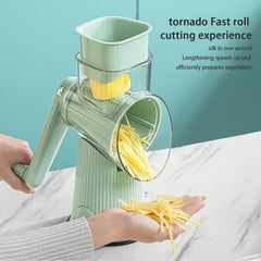 5 In 1 Rotary Vegetable Slicer