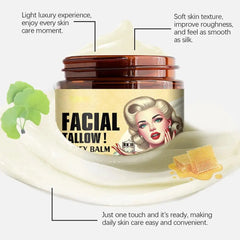 Whipped Beef Tallow And Honey Balm Moisturizing Face Cream