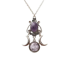 Triple Moon Necklace