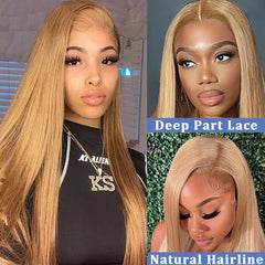 Dachic Lace Front Honey Blonde Wig