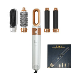 5 in 1 Hair Dryer Hot Comb Set Professional Styling Tool