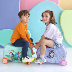 Rideable Children's Suitcase Jungle Friends