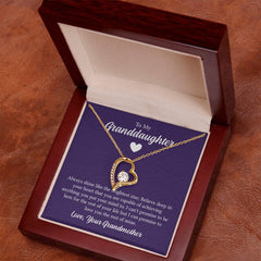 Forever Love Necklace - For Granddaughter From Grandmother