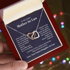 Interlocking Hearts Necklace - For Future Mother-in-Law