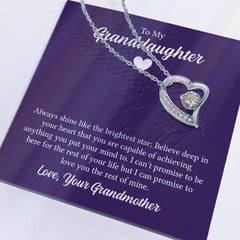 Forever Love Necklace - For Granddaughter From Grandmother