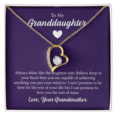 Forever Love Necklace - For Granddaughter From Grandmother