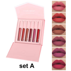 6Pcs Matte liquid Long-Lasting Lipstick