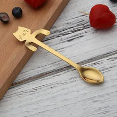 Stainless Steel Cat Teaspoons